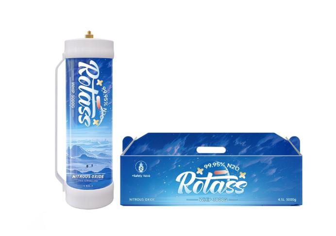 Rotass Wholesale Large Capacity 4.5L N2O Cylinder